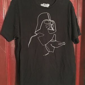 4/$25 Black Star Wars T-shirt